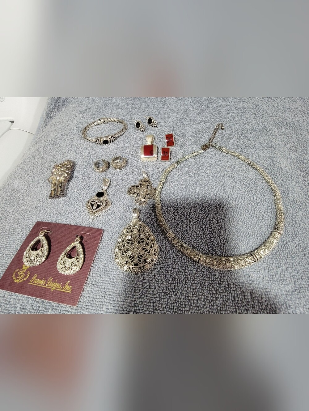 Premier Designs and Silver-Toned Jewelry Lot